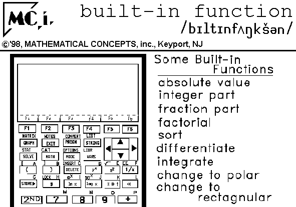 built-in function
