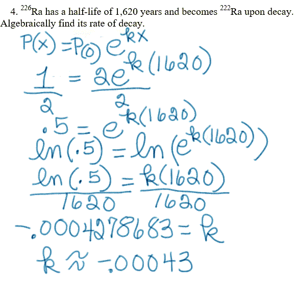 Half life formula math Half Life: