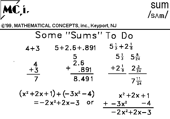 sum